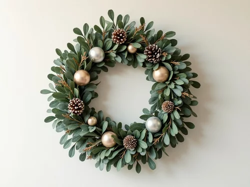 Modern Christmas Wreath Trends: Sleek and Minimalist Styles for Contemporary Homes