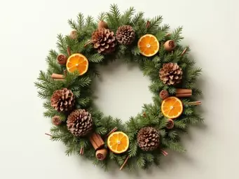 Eco-Friendly Christmas Wreath Designs Using Natural and Recycled Materials