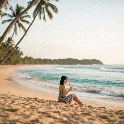 Person's hands crafting a Christmas wreath with various natural materials